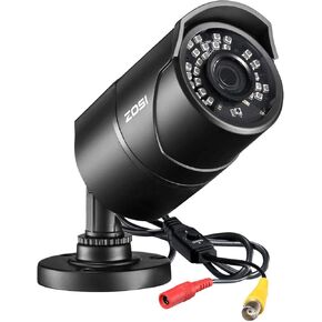 ZOSI 2.0 MP 1080P 4 في 1 كاميرات أمان TVI/CVI/AHD/CVBS كاميرا ليلية نهارية مسافة 100 قدم بالأشعة تحت الحمراء، غلاف معدني من الألومنيوم، متوافق مع HD-TVI، AHD، CVI، وCVBS/960H DVR التناظري (مجدد معتمد) in Kuwait