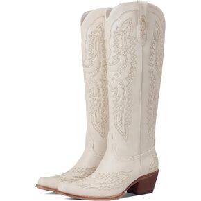 CELNEPHO Cowboy Boots For Women Knee High Western Boots With Classic Embroidered Chunky Heel Slip On Zipper Square Toe Fashion Cowgirl Tall Boots For Women in Kuwait