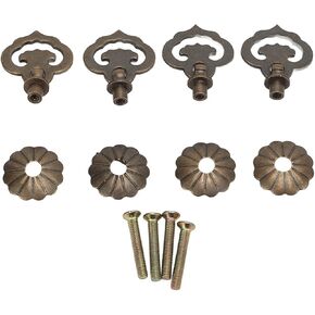 4 مجموعة العتيقة مقابض للخزانة اللون البرونزي الغيوم الميمون شكل خمر نمط ديكور DIY درج يسحب لصناديق الأثاث درج in Kuwait