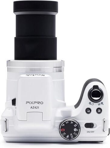 كاميرا رقمية Kodak PIXPRO Astro Zoom AZ421-BK بدقة 16 ميجابكسل مع تكبير بصري 42X وشاشة LCD مقاس 3 بوصات (أسود) in Kuwait