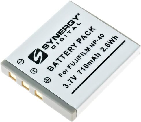 Synergy Digital Digital Camera Batteries, Compatible with Lenmar DLF40, DMN-NP40 Digital Camera Batteries (li-ion, 3.7V, 710 mAh), Set of 3 in Saudi Arabia