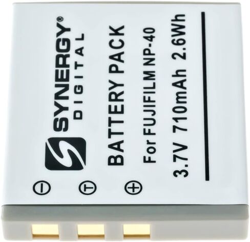 Synergy Digital Digital Camera Batteries, Compatible with Lenmar DLF40, DMN-NP40 Digital Camera Batteries (li-ion, 3.7V, 710 mAh), Set of 3 in Saudi Arabia