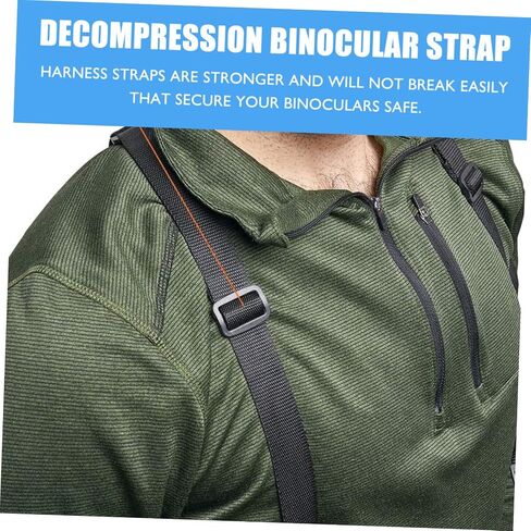 Angoily Portable Binocular Shoulder Strap Decompression Chest Harness for Outdoor Activities Quick-release Clip for Hiking Fishing and Nature Watching in Saudi Arabia