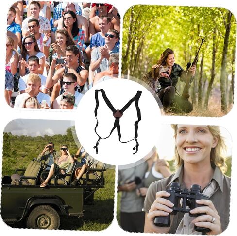 Angoily Portable Binocular Shoulder Strap Decompression Chest Harness for Outdoor Activities Quick-release Clip for Hiking Fishing and Nature Watching in Saudi Arabia