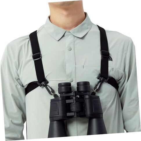 Angoily Portable Binocular Shoulder Strap Decompression Chest Harness for Outdoor Activities Quick-release Clip for Hiking Fishing and Nature Watching in Saudi Arabia