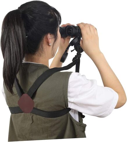 Angoily Portable Binocular Shoulder Strap Decompression Chest Harness for Outdoor Activities Quick-release Clip for Hiking Fishing and Nature Watching in Saudi Arabia