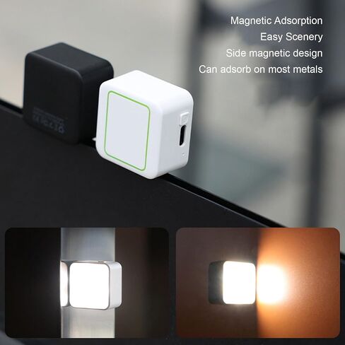 Magnetic Fill Light, Cold Shoe Mount 1 4 in Screw Universal LED Camera Light, for Camera Tripod Other Accessories (Black) in Saudi Arabia