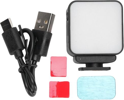 Magnetic Fill Light, Cold Shoe Mount 1 4 in Screw Universal LED Camera Light, for Camera Tripod Other Accessories (Black) in Saudi Arabia