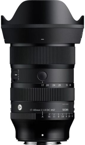 مجموعة عدسات Sigma مقاس 17-40 مم f/1.8 DC Art متوافقة مع Fuji X Mount (APS-C) مع فلتر للأشعة فوق البنفسجية مقاس 67 مم + حافظة غطاء العدسة + مجموعة تنظيف + قطعة قماش للتنظيف (5 قطع) in Kuwait
