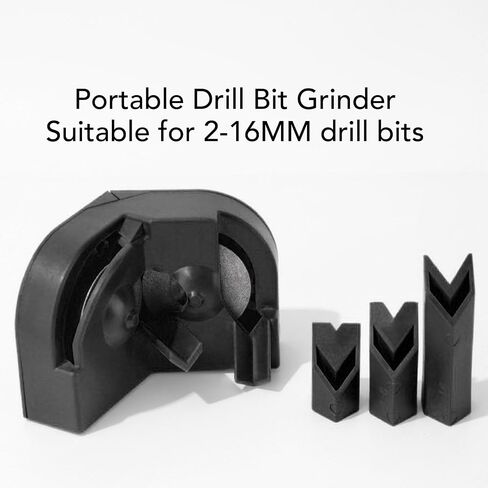 Multipurpose Drill Bit Grinding Sharpener, Drill Bit Sharpener for All Bits, ABS Professional Electric Drill Bit Sharpener Portable Drill Bit Sharpener, Drill Grinder Grinding in Saudi Arabia