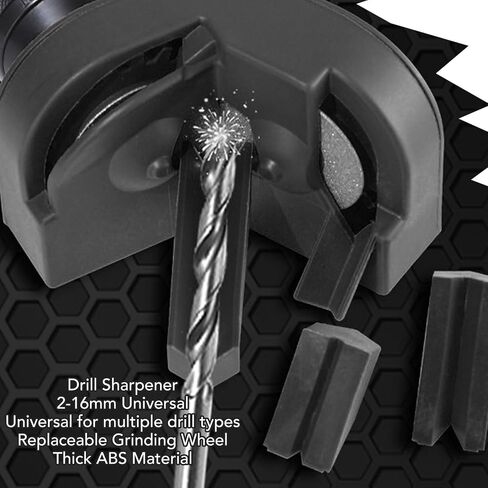 Multipurpose Drill Bit Grinding Sharpener, Drill Bit Sharpener for All Bits, ABS Professional Electric Drill Bit Sharpener Portable Drill Bit Sharpener, Drill Grinder Grinding in Saudi Arabia