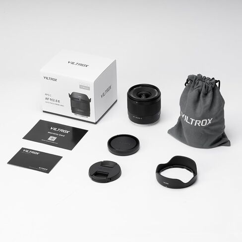 VILTROX AF 9mm F2.8 Air APS-C Autofocus Lens, Compatible with Sony E-Mount Cameras A5000 A6000 A6100 A6300 A6400 A6500 A6600 NEX-3 NEX-3N in Kuwait