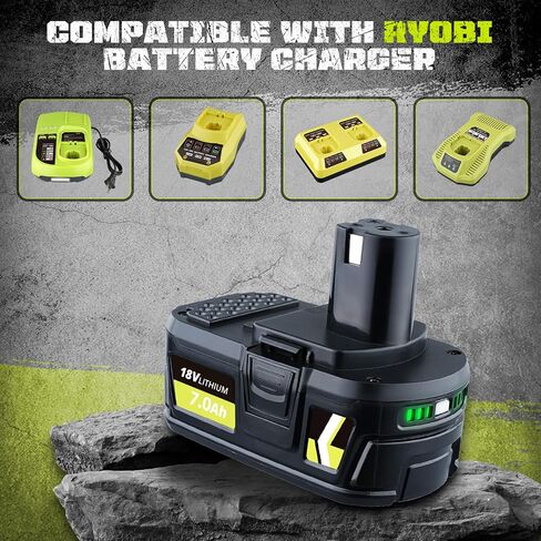 2 حزمة 7.0Ah P108 18V استبدال لبطارية ليثيوم Ryobi 18V P102 P103 P105 P107 P108 P109 متوافقة مع أدوات بطارية Ryobi اللاسلكية in Saudi Arabia