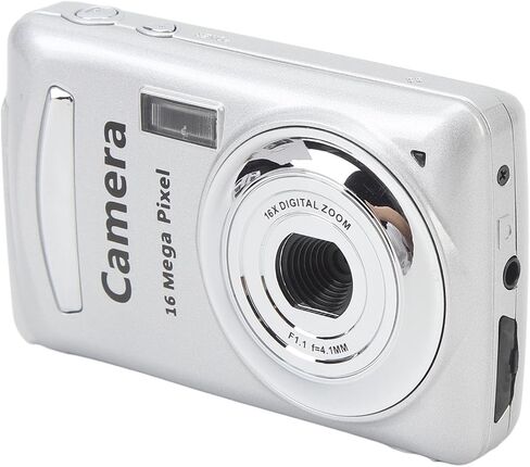 Digital Camera 2.4 Photo Camera 1080P 16MP Compact Camera 16X Digital Zoom Camera Digital Camera Small Camera for Children, Teenagers, Beginners (White) in Saudi Arabia