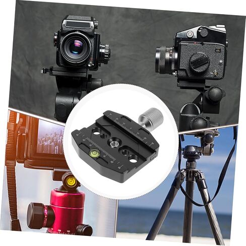 مشبك محول ثلاثي القوائم من jojofuny سريع الإصدار مع محول برغي لكاميرات DSLR ورؤوس كروية ثلاثية القوائم ونظام تثبيت موثوق للتركيب المستقر in Kuwait
