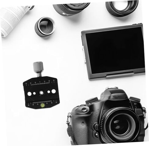 مشبك محول ثلاثي القوائم من jojofuny سريع الإصدار مع محول برغي لكاميرات DSLR ورؤوس كروية ثلاثية القوائم ونظام تثبيت موثوق للتركيب المستقر in Kuwait
