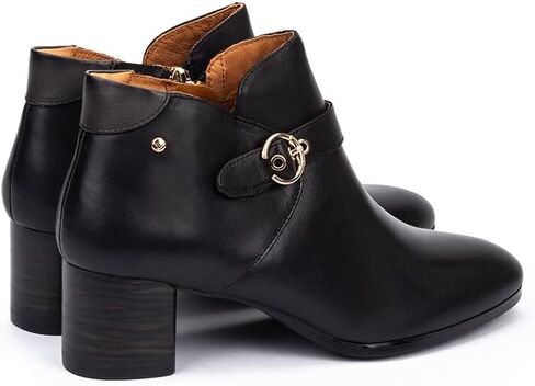 PIKOLINOS womens Pikolinos High-heel Ankle Boot Leather Calafat for Woman Color Black in Saudi Arabia
