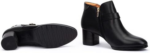 PIKOLINOS womens Pikolinos High-heel Ankle Boot Leather Calafat for Woman Color Black in Saudi Arabia