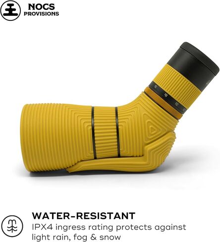 Nocs Provisions Lite View 9-27x56mm Spotting Scope – Compact, Fully Multi-Coated, Anti-Scratch Optics for Adults & Kids, Ideal for Bird Watching, Hiking, Wildlife & Outdoor Travel - Ochre Yellow in Saudi Arabia