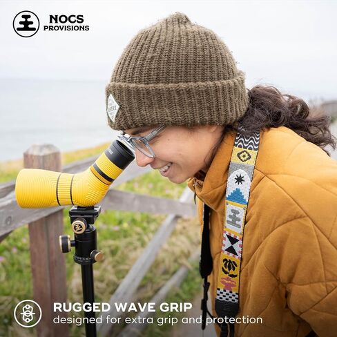 Nocs Provisions Lite View 9-27x56mm Spotting Scope – Compact, Fully Multi-Coated, Anti-Scratch Optics for Adults & Kids, Ideal for Bird Watching, Hiking, Wildlife & Outdoor Travel - Ochre Yellow in Saudi Arabia