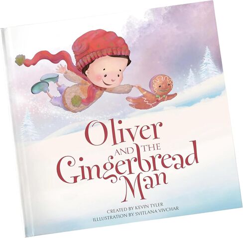 Personalized Christmas Book for Kids - Gingerbread Adventure Keepsake, Children's Christmas Books & Baby Christmas Gifts, Unique Holiday Story in Saudi Arabia