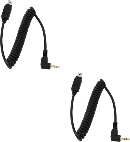 2cps Camera Remote Shutter Cable 2.5mm to N3 Connector Compatible with Nikon D600 D90 D5100 D3200 D7000 D3100 in Saudi Arabia