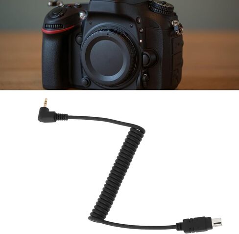 2cps Camera Remote Shutter Cable 2.5mm to N3 Connector Compatible with Nikon D600 D90 D5100 D3200 D7000 D3100 in Saudi Arabia