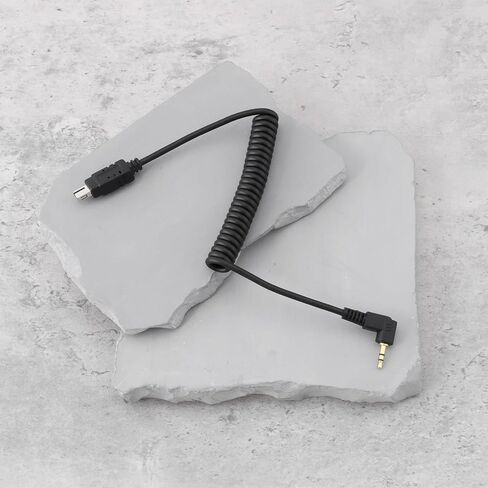 2cps Camera Remote Shutter Cable 2.5mm to N3 Connector Compatible with Nikon D600 D90 D5100 D3200 D7000 D3100 in Saudi Arabia