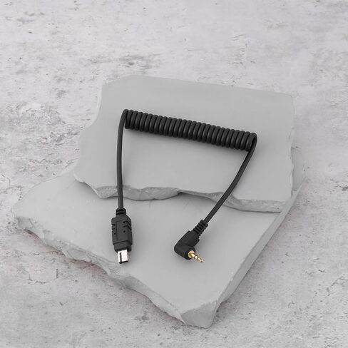 2cps Camera Remote Shutter Cable 2.5mm to N3 Connector Compatible with Nikon D600 D90 D5100 D3200 D7000 D3100 in Saudi Arabia