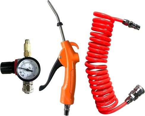 Reducing Valve for Single Gauge Low Pressure Helium Tanks With Adjustable Pressure, Leak-Free Gun + Hose in Saudi Arabia