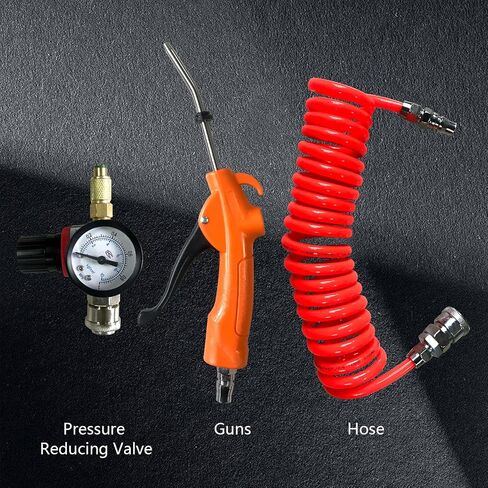 Reducing Valve for Single Gauge Low Pressure Helium Tanks With Adjustable Pressure, Leak-Free Gun + Hose in Saudi Arabia