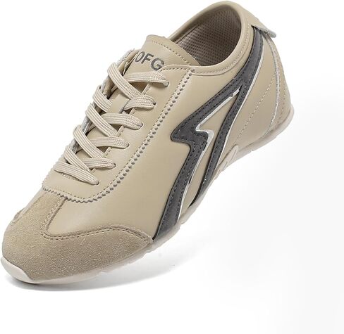 OFG Women's Retro Fashion Sneakers Thin Sole Casual Comfortable Walking Shoes Lightweight Tennis Trainers for Running Gym Workout in Saudi Arabia