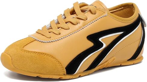 OFG Women's Retro Fashion Sneakers Thin Sole Casual Comfortable Walking Shoes Lightweight Tennis Trainers for Running Gym Workout in Saudi Arabia