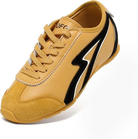 OFG Women's Retro Fashion Sneakers Thin Sole Casual Comfortable Walking Shoes Lightweight Tennis Trainers for Running Gym Workout in Saudi Arabia