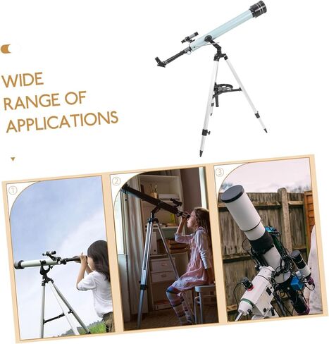 Gadpiparty 1Set Portable Astronomical Telescope Refractor Telescope with Lightweight Tripod Smartphone Holder for Outdoor Adventures Beginners to Explore Moon in Saudi Arabia