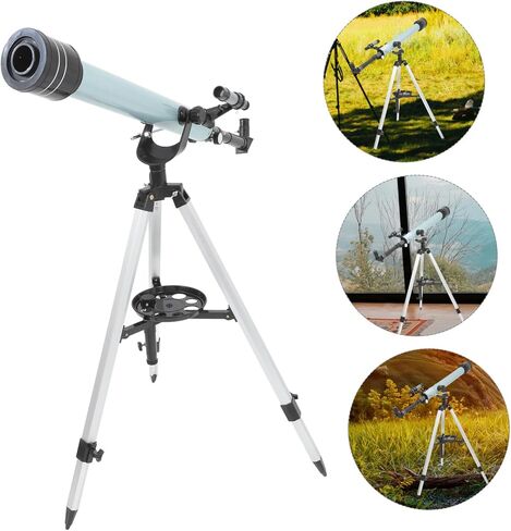 Gadpiparty 1Set Portable Astronomical Telescope Refractor Telescope with Lightweight Tripod Smartphone Holder for Outdoor Adventures Beginners to Explore Moon in Saudi Arabia