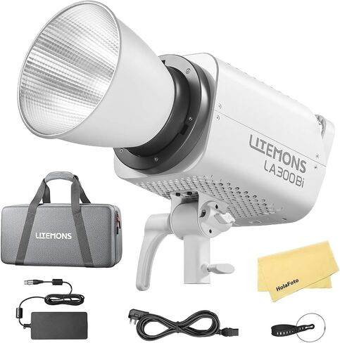 Godox LA300 Bi LA300Bi K1 Kit1 Bi-Color LED Video Light,330W LED Photography Light Lamp,2800K-6500K CCT,High CRI 95+ TLCI 94+,with 14 FX Effects,for Studio,Photography,Video Recording,Live Streaming in Saudi Arabia