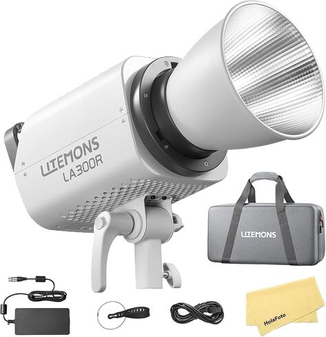 Godox LA300R K1 Kit1 مصباح فيديو LED بالألوان الكاملة RGB، مصباح إضاءة التصوير الفوتوغرافي LED 330 وات، 1800K-10000K CCT، High CRI 95+ TLCI 94+، مع 14 تأثيرات FX، للاستوديو والتصوير الفوتوغرافي وتسجيل الفيديو والبث المباشر in Saudi Arabia