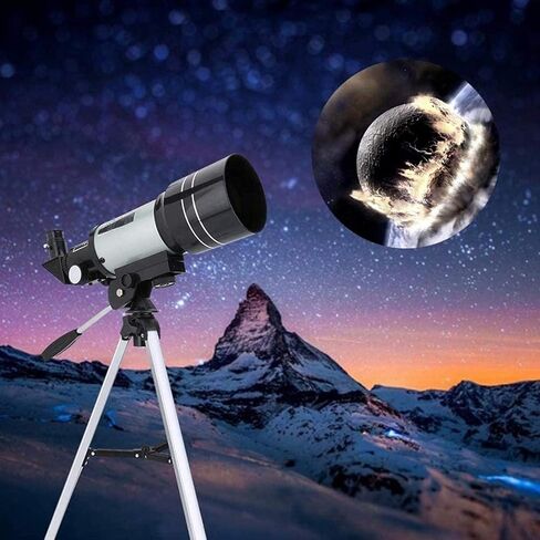High Power Astronomical Telescope, Adults Astronomy Monocular Space Astronomical Telescope 150X/75X/22.5X/45X/50X/15X Magnification,3X Barlow Lens,1.5X Erecting Eyepiece,Adjustable Tripod in Saudi Arabia