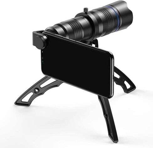 Telescopes for Adults Astronomy, High Power Outdoor HD Monocular Telescopes, 20-40X Zoom Monocular Telescope with Tripod and Clip, Multi-Coated BAK4 Super Telephoto Binoculars for Most Smartphone in Saudi Arabia