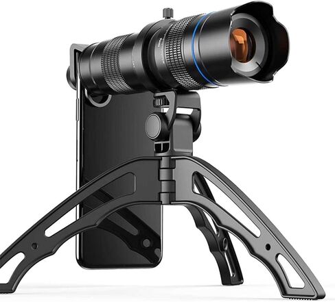 Telescopes for Adults Astronomy, High Power Outdoor HD Monocular Telescopes, 20-40X Zoom Monocular Telescope with Tripod and Clip, Multi-Coated BAK4 Super Telephoto Binoculars for Most Smartphone in Saudi Arabia