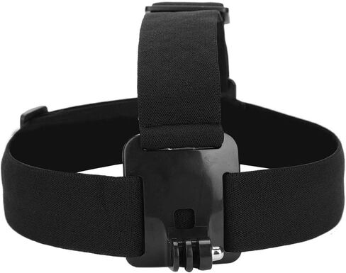 Adjustable Elastic Headband Head Strap Belt Mount Camera Accessory for Action Sport, Nylon Strap, Easy Installation Tools in Saudi Arabia