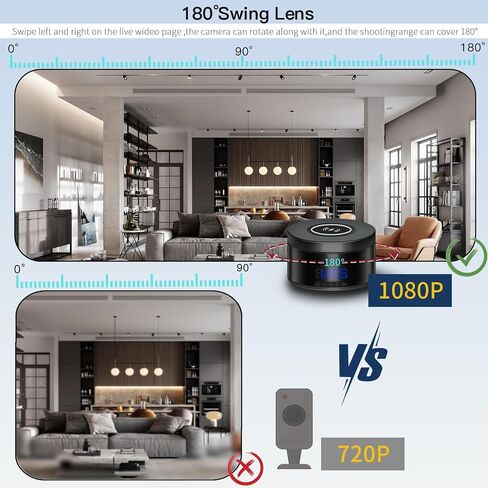 4K Wireless Security Cameras with Motion Activated，2025 Security WiFi Camera in 15W Fast Wireless Charger with 240° Viewing Angle，Nanny Cam for Home Indoor Security (2.4G) in Saudi Arabia
