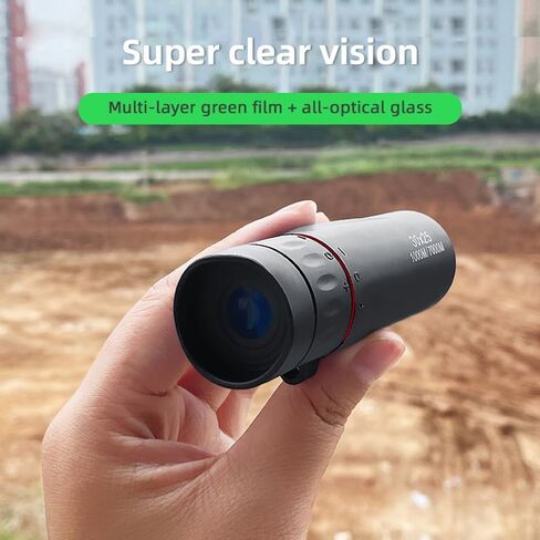 30x25 Mini Monocular Pockets Monocular Handheld Telescope with Carrying Bag for Hiking Camping Wildlife Observation Moon Sports Game Concert Watching in Saudi Arabia