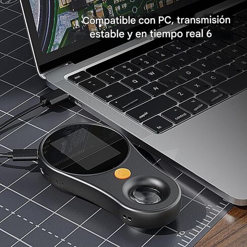 Portable Digital Microscope, Pocket Magnifier with Light, Portable Magnifier with Light, 2.0 Inch IPS Screen, 200w Pixels, 500X Magnification in Saudi Arabia