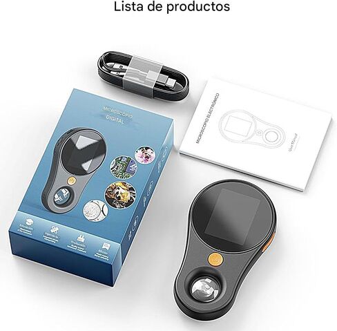 Portable Digital Microscope, Pocket Magnifier with Light, Portable Magnifier with Light, 2.0 Inch IPS Screen, 200w Pixels, 500X Magnification in Saudi Arabia