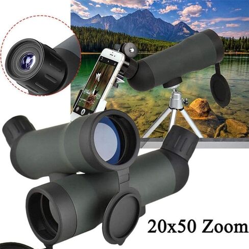 Telescopes for Adults Astronomy, High Power Waterproof 20 X 50 Monocular Telescope Optic Lens Prism ng Scope with Retractable Tripod Stand for Camping in Saudi Arabia