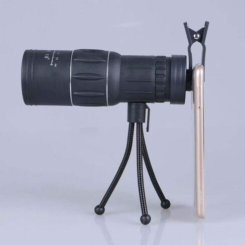 Telescopes for Adults Astronomy, High Power 6X52 Zoom Monocular Telescope, Hand Focus, Fully Versatile Coated Optical Glass Lens + Phone Clip+Tripod in Saudi Arabia