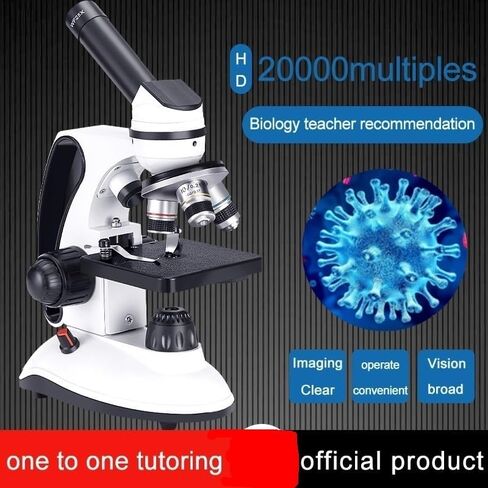 Microscope Kit 2000X Zoom monocular Electron Microscope Eyepiece + 9 Pcs Accessories Microscope Lens Adapters in Saudi Arabia