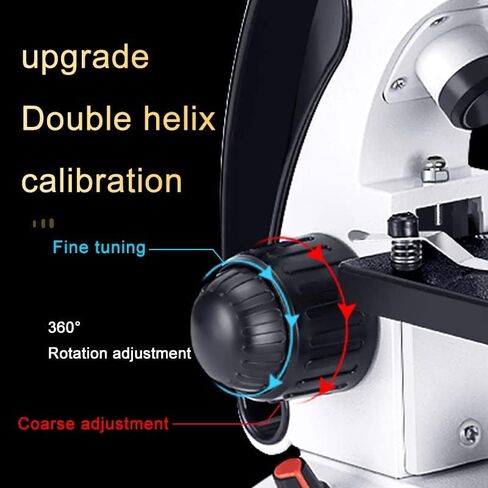 Microscope Kit 2000X Zoom monocular Electron Microscope Eyepiece + 9 Pcs Accessories Microscope Lens Adapters in Saudi Arabia